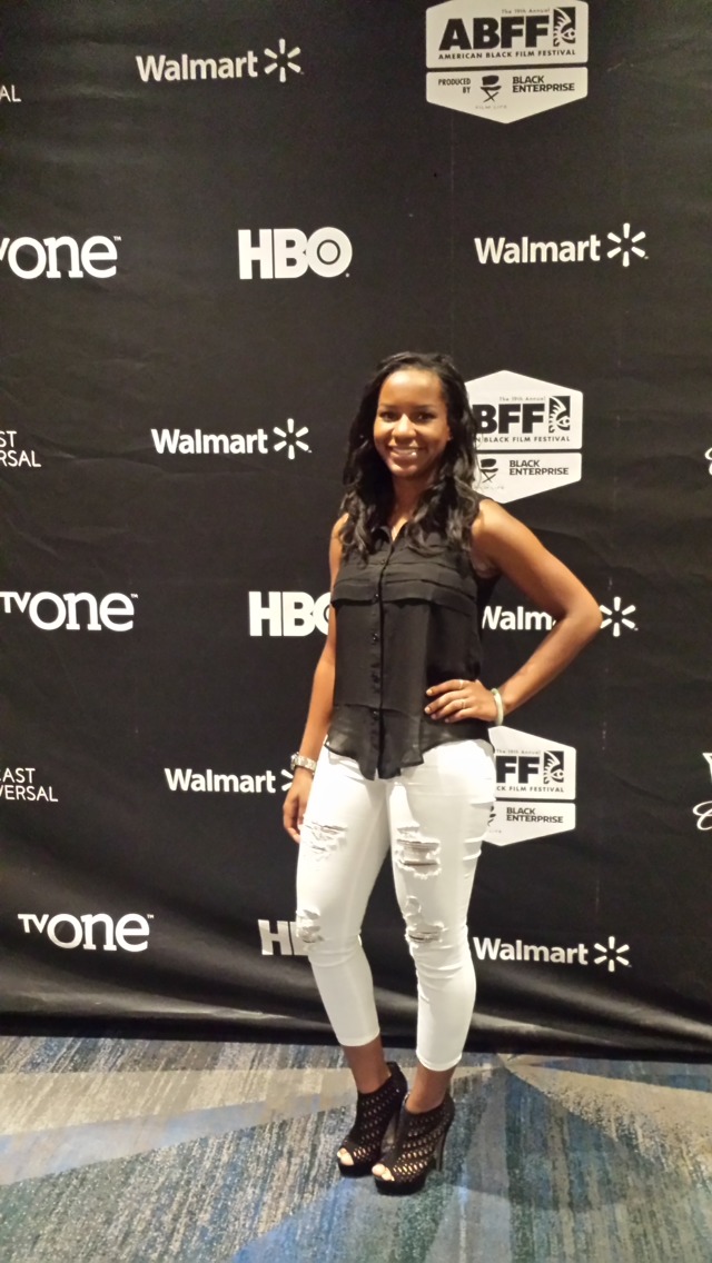 Brittney A. Thomas at American Black Film Festival in NYC (2015)