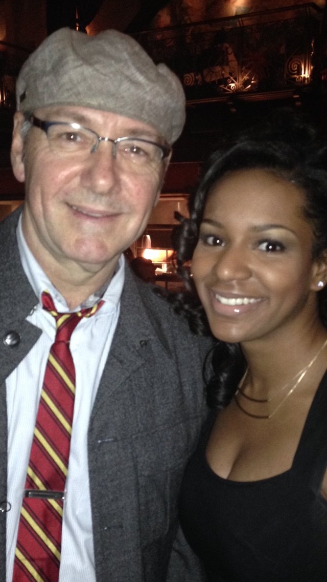 Brittney A. Thomas and Kevin Spacey, House of Cards Season 3 Wrap Party