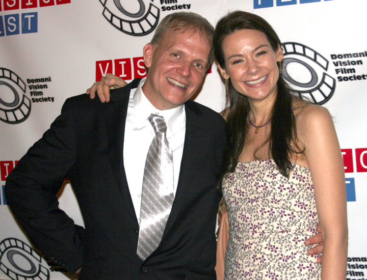 Director Ari Taub with Actress Patrice Bunch at the Visionfest Awards Ceremony, Tribeca, NYC