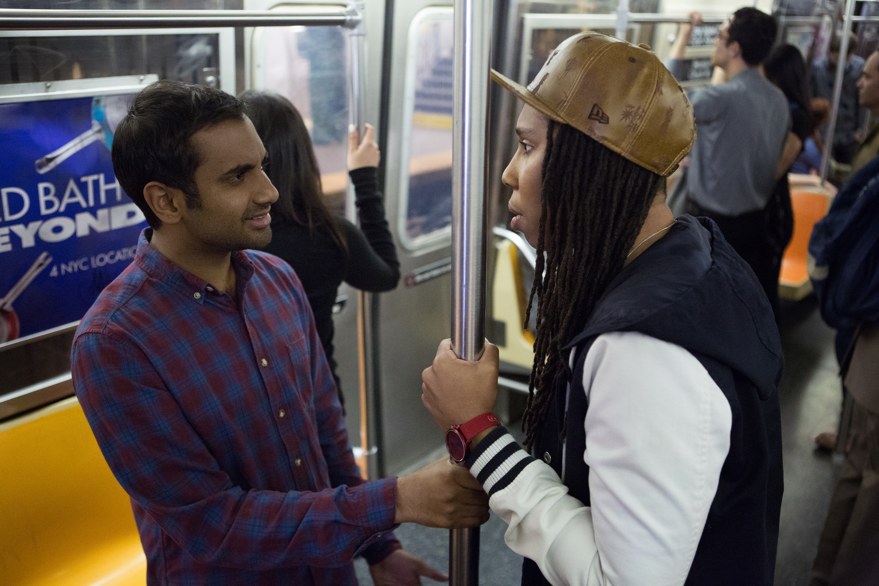 Still of Aziz Ansari and Lena Waithe in Master of None (2015)