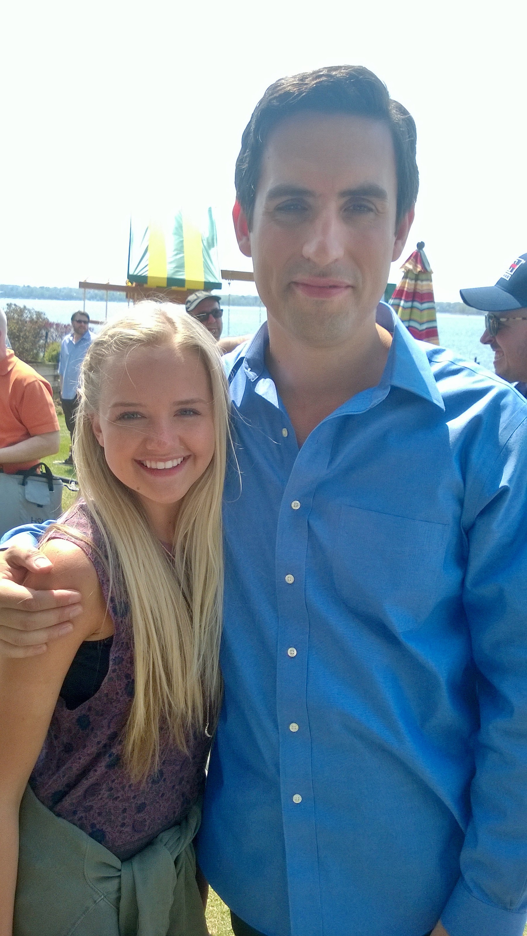 On the set of Royal pains with Paulo Constanzo