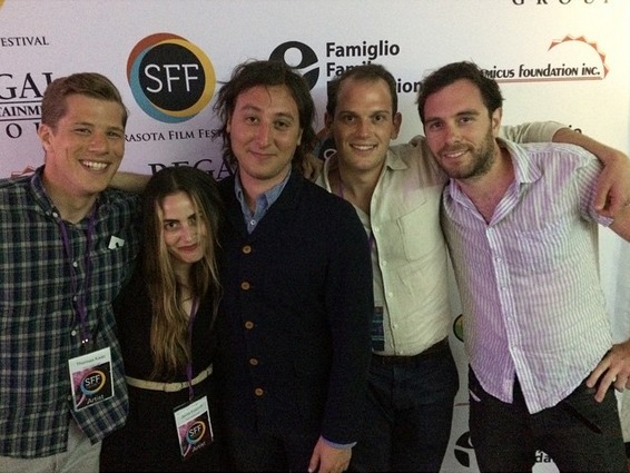 The Don't Worry Baby team at the 2015 Sarasota Film Festival.