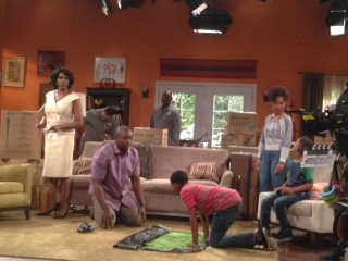 On the set of Ward of the State with Janet Hubert