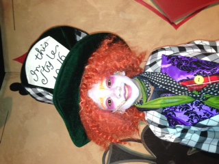 Brandin as the Mad Hatter in Alice in Wonderland Musical YADA