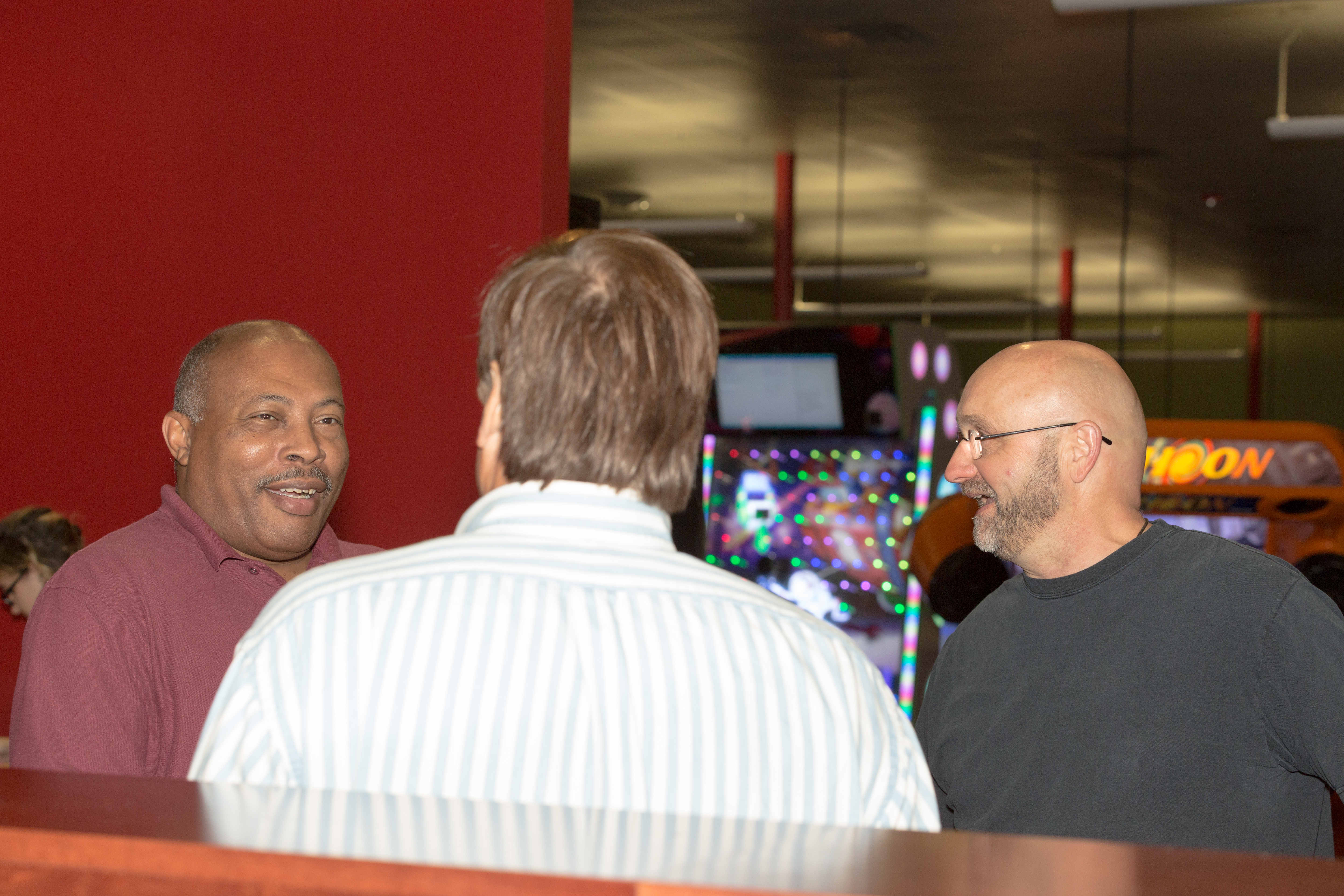 LaMont Johnson at Fund Raising Event, Bowling for The Battle with DJ's DeJay Jay and Robert White