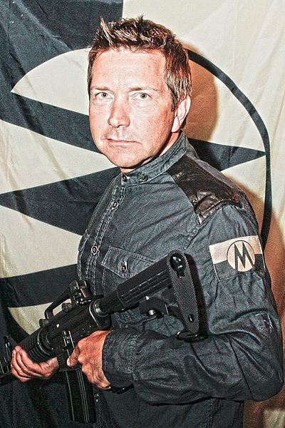 David Schifter as Monroe Militia officer