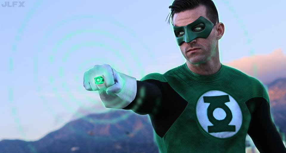 Brandon portraying Green Lantern in Episode 9 or 