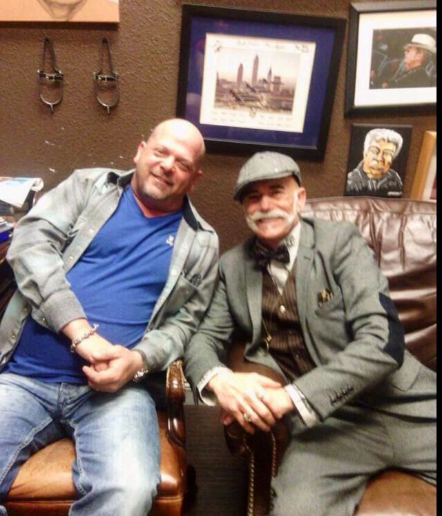 The stars of PAWNSTARS on the History Channel Rick and Doc Phineas , Antiquities Expert. Going out daily 152 countries in 38 languages