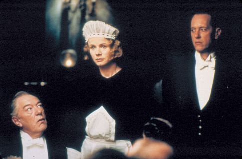 Still of Richard E. Grant, Emily Watson and Michael Gambon in Gosford Park (2001)