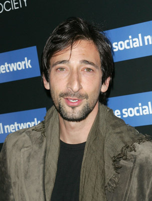 Adrien Brody at event of The Social Network (2010)