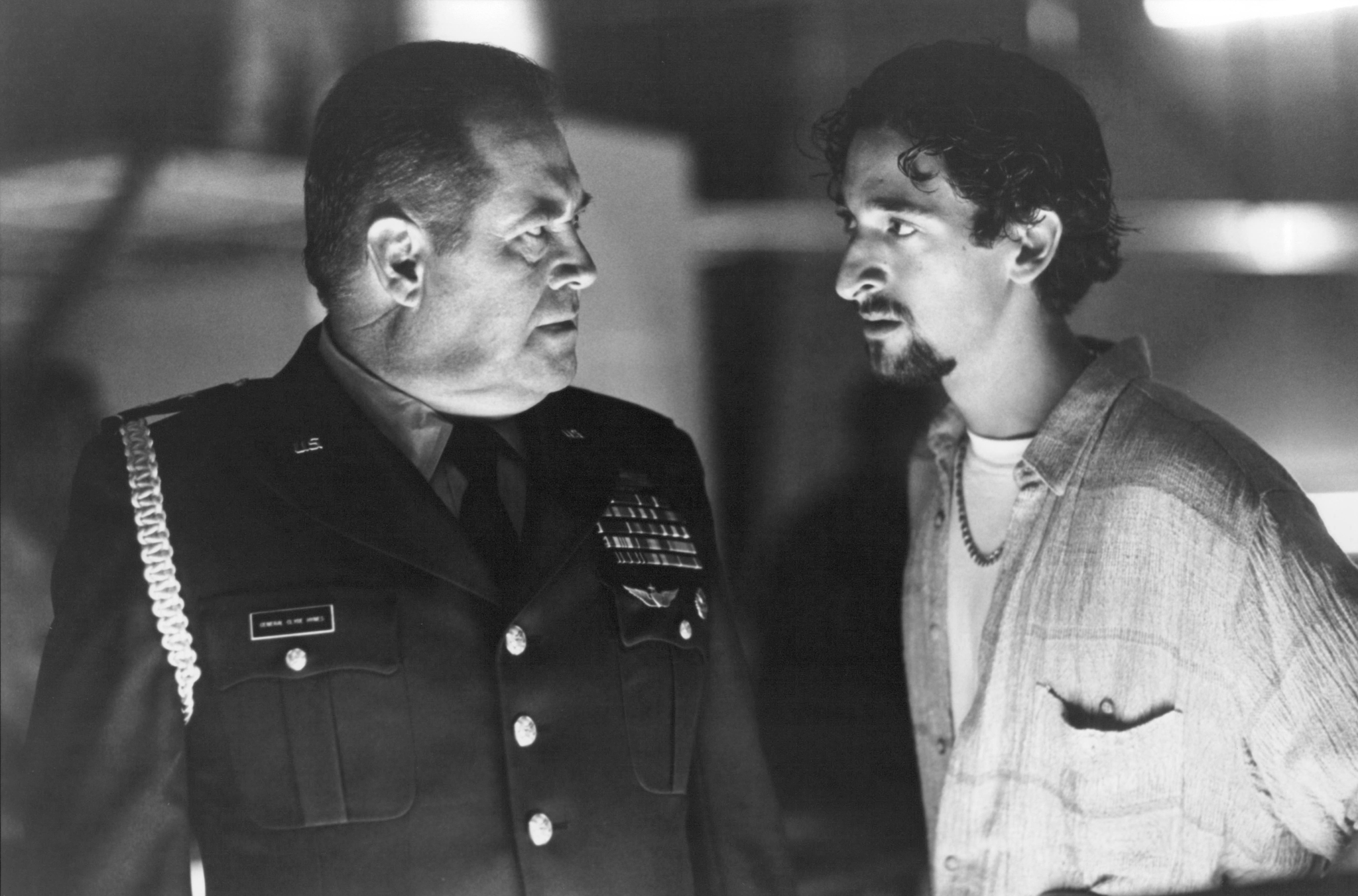 Still of Adrien Brody and Barry Corbin in Solo (1996)