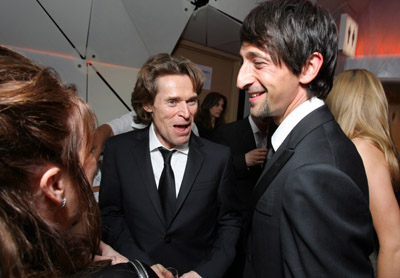 Willem Dafoe and Adrien Brody at event of The 79th Annual Academy Awards (2007)