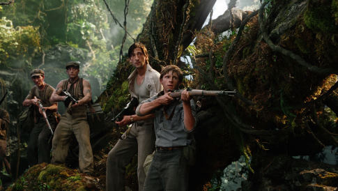 Still of Adrien Brody, Jamie Bell and Jed Brophy in King Kong (2005)