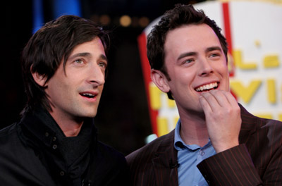 Adrien Brody and Colin Hanks at event of Total Request Live (1999)
