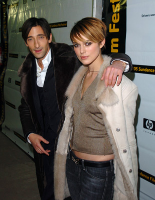 Adrien Brody and Keira Knightley at event of The Jacket (2005)