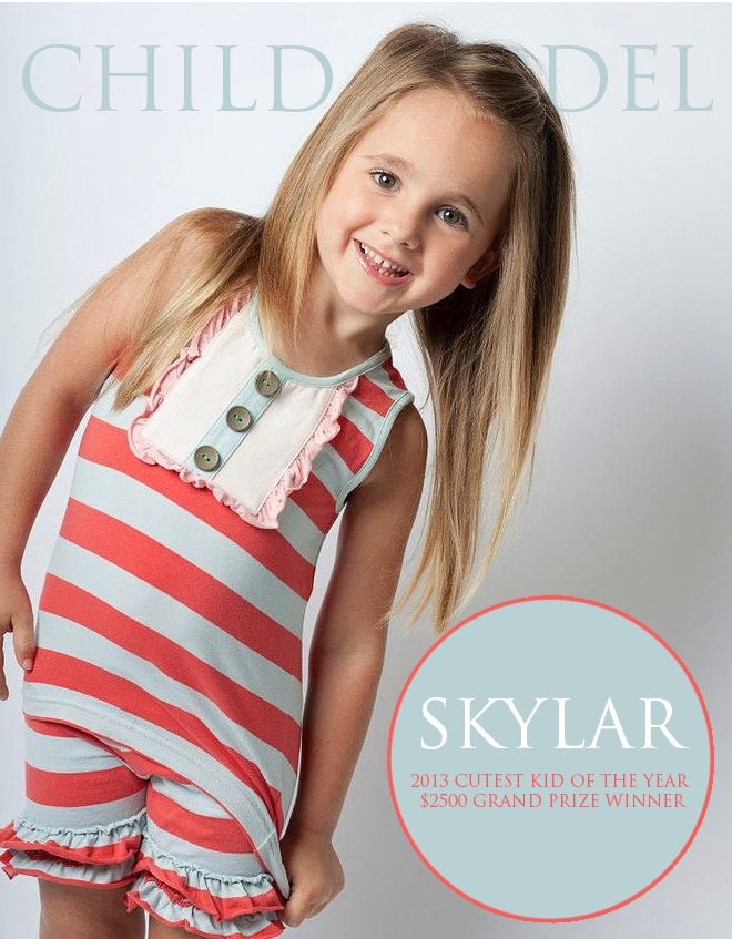 Skylar voted Child Model Magazine's 