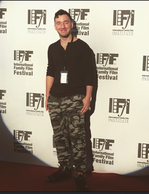 Cody Duvall on the Red Carpet at the International Family Film Festival
