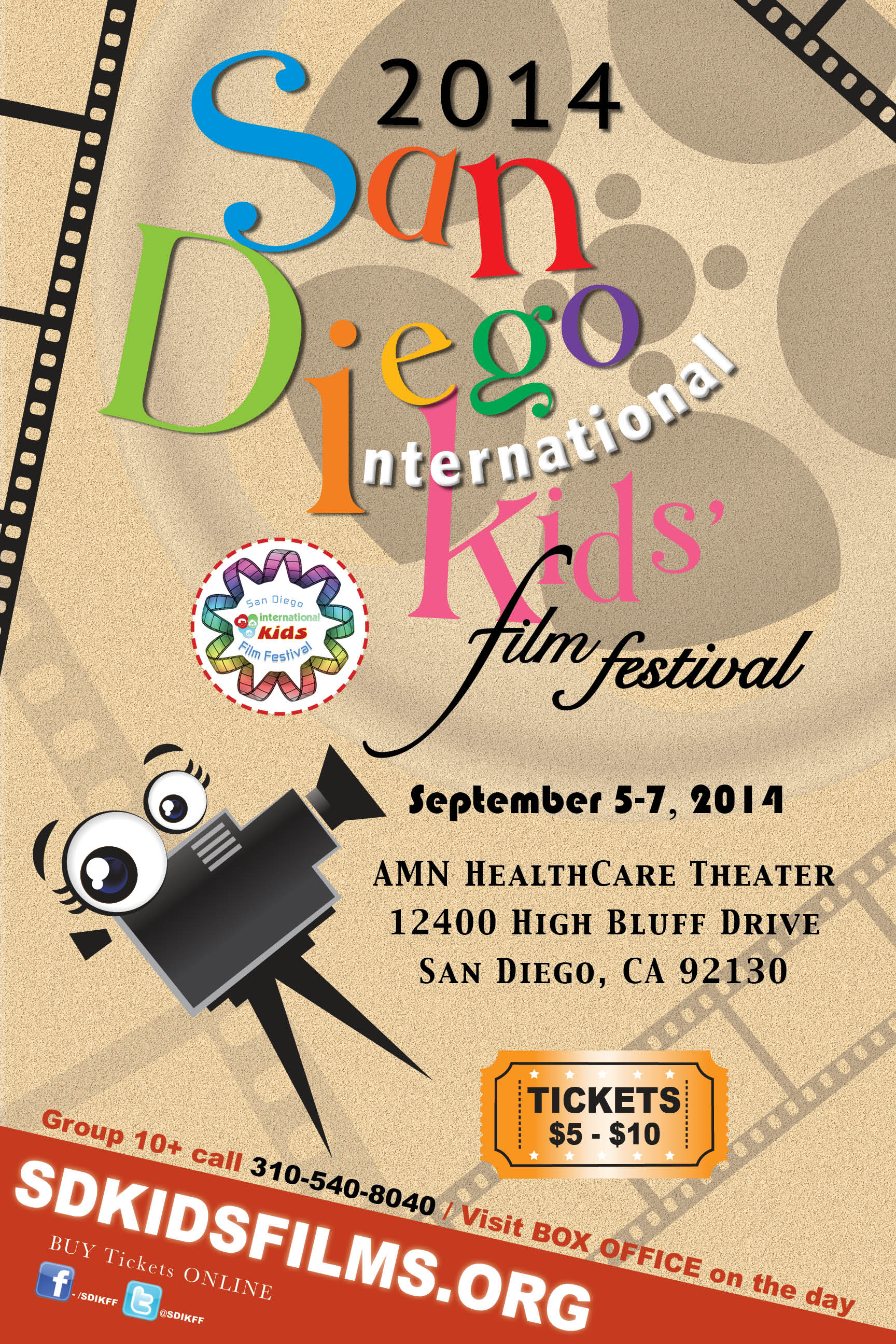 2014 San Diego International Kids' film festival poster