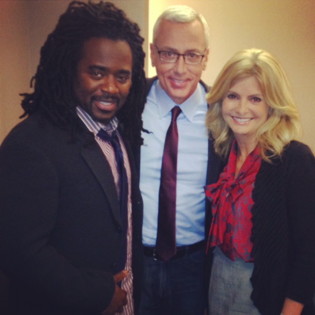 Dr. Gabe w/ Dr. Drew at CNN/HLN Greeen Room