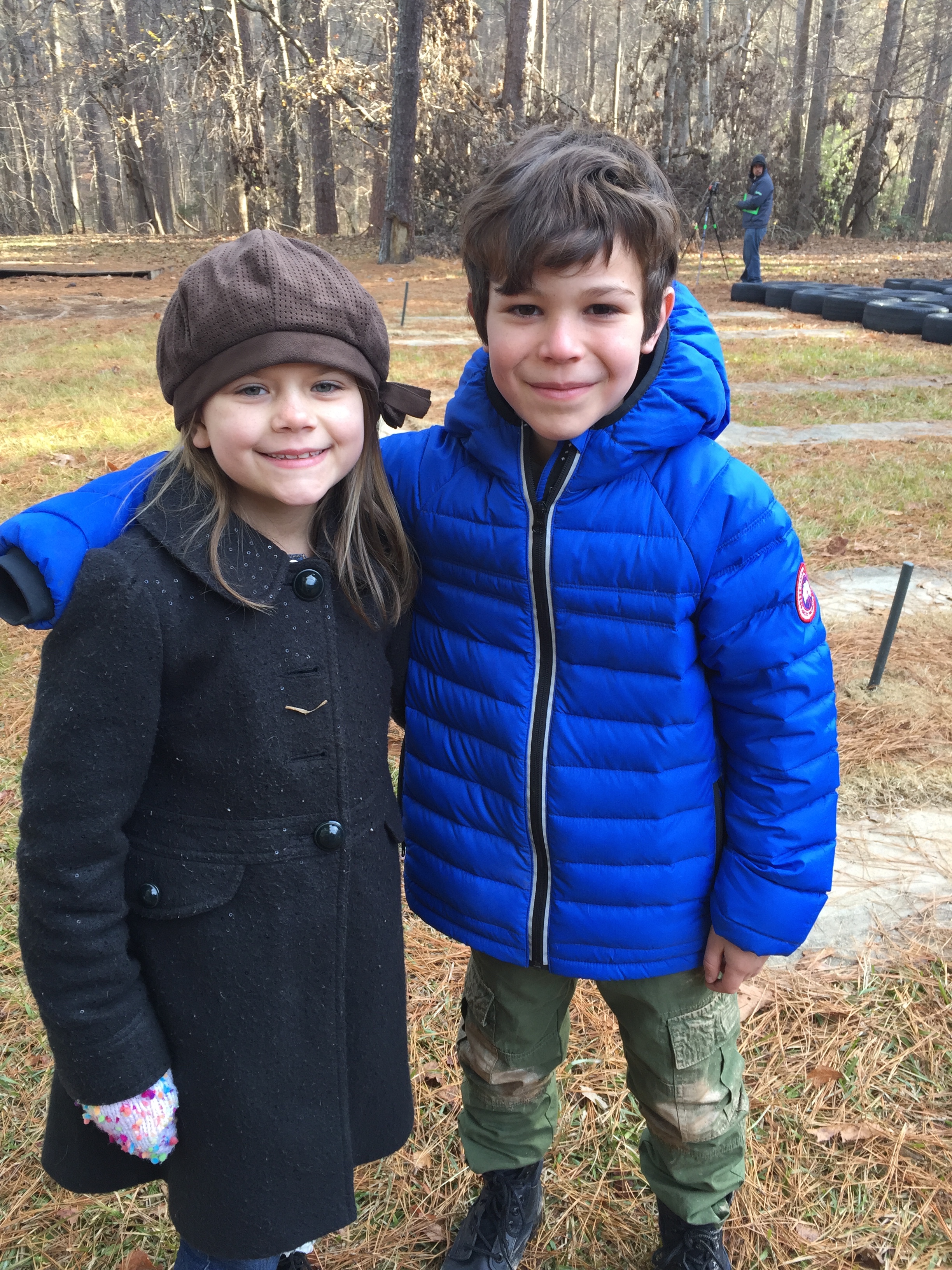 with Zackary Arthur on the set of The Fifth Wave (my brother Flynn is Tank)