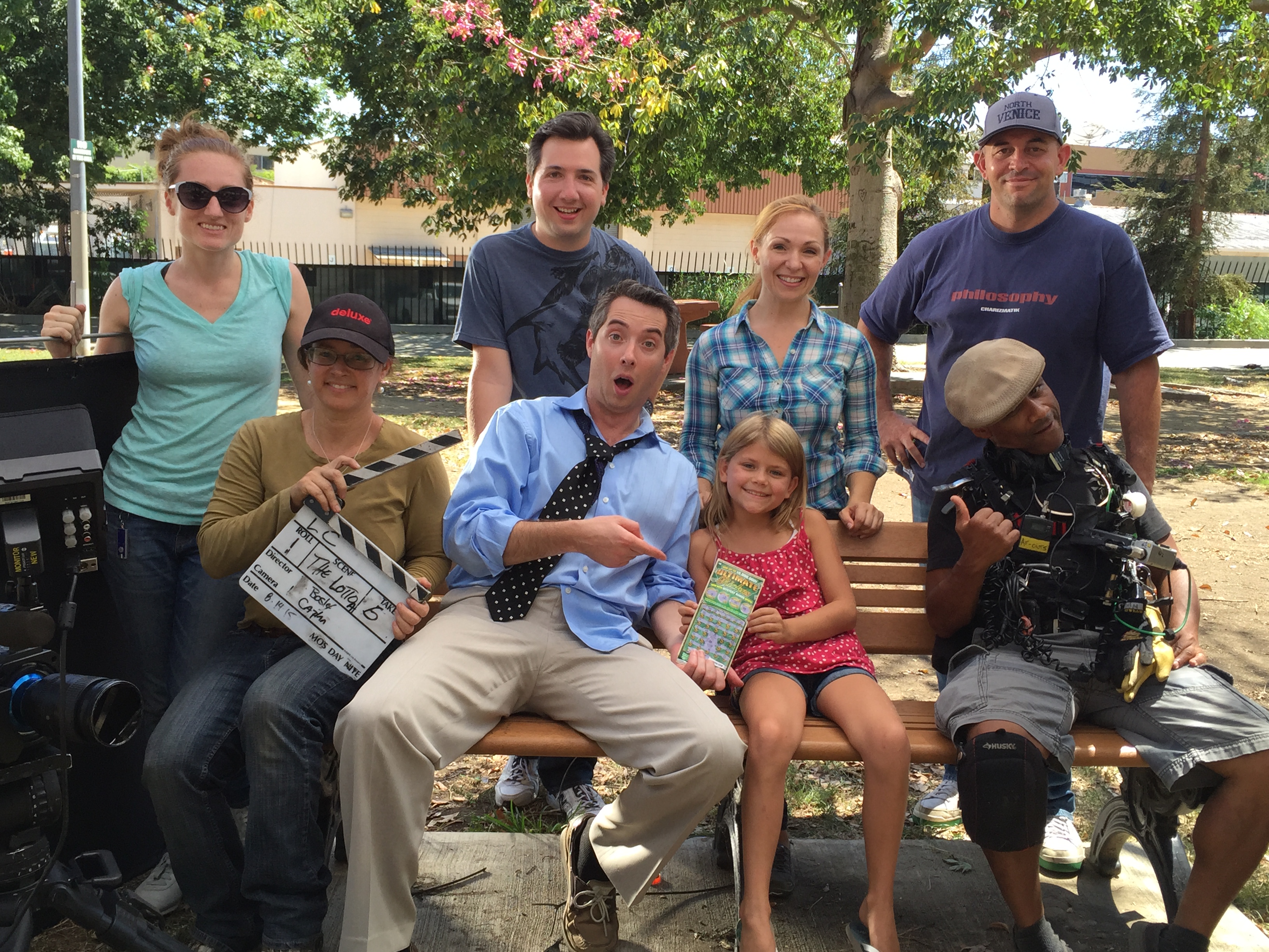 LenseCrafters commercial with Evan Michael, director Brad Bosley & his awesome crew