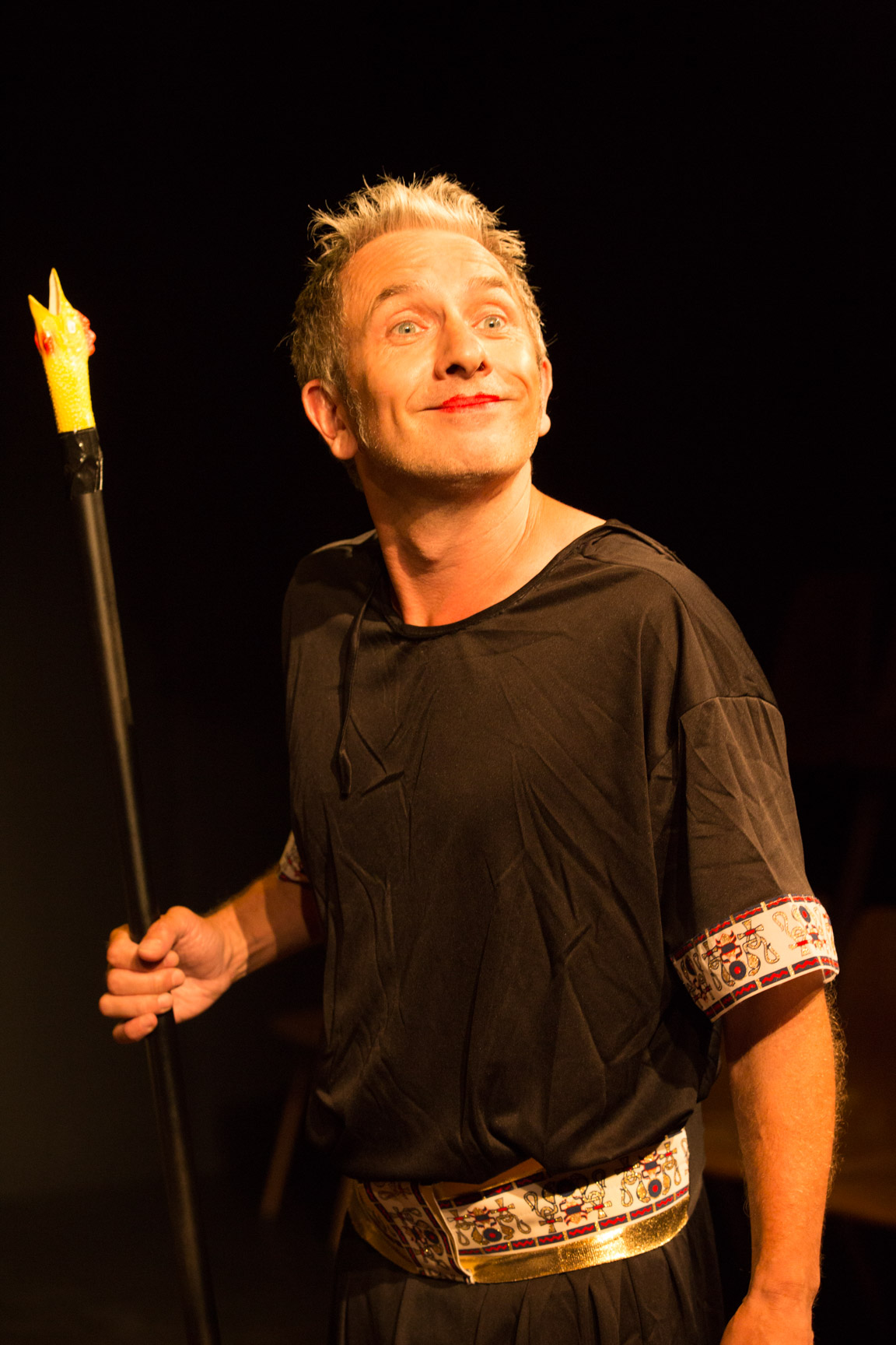 As Cretin the Priest in 'The Blood of a Thousand Chickens' (stage play by James Hutchison), The Depot Theatre, Sydney.