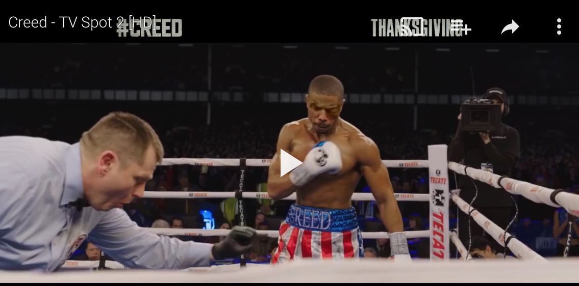 In action as the ref (creed)