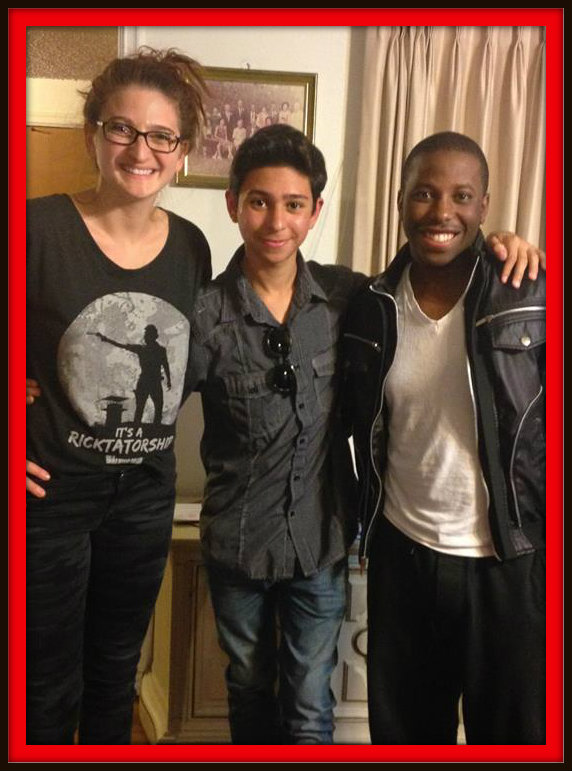 Daniel Rovira with Director Devin Rice, and Producer Jacqueline Monique Corcos. 
