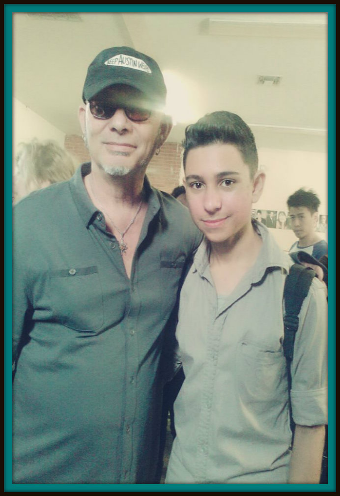 Daniel Rovira with Casting Director Billy DaMota. (2015)