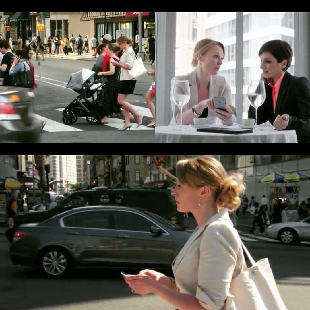 stills from American Express/Salesforce promo