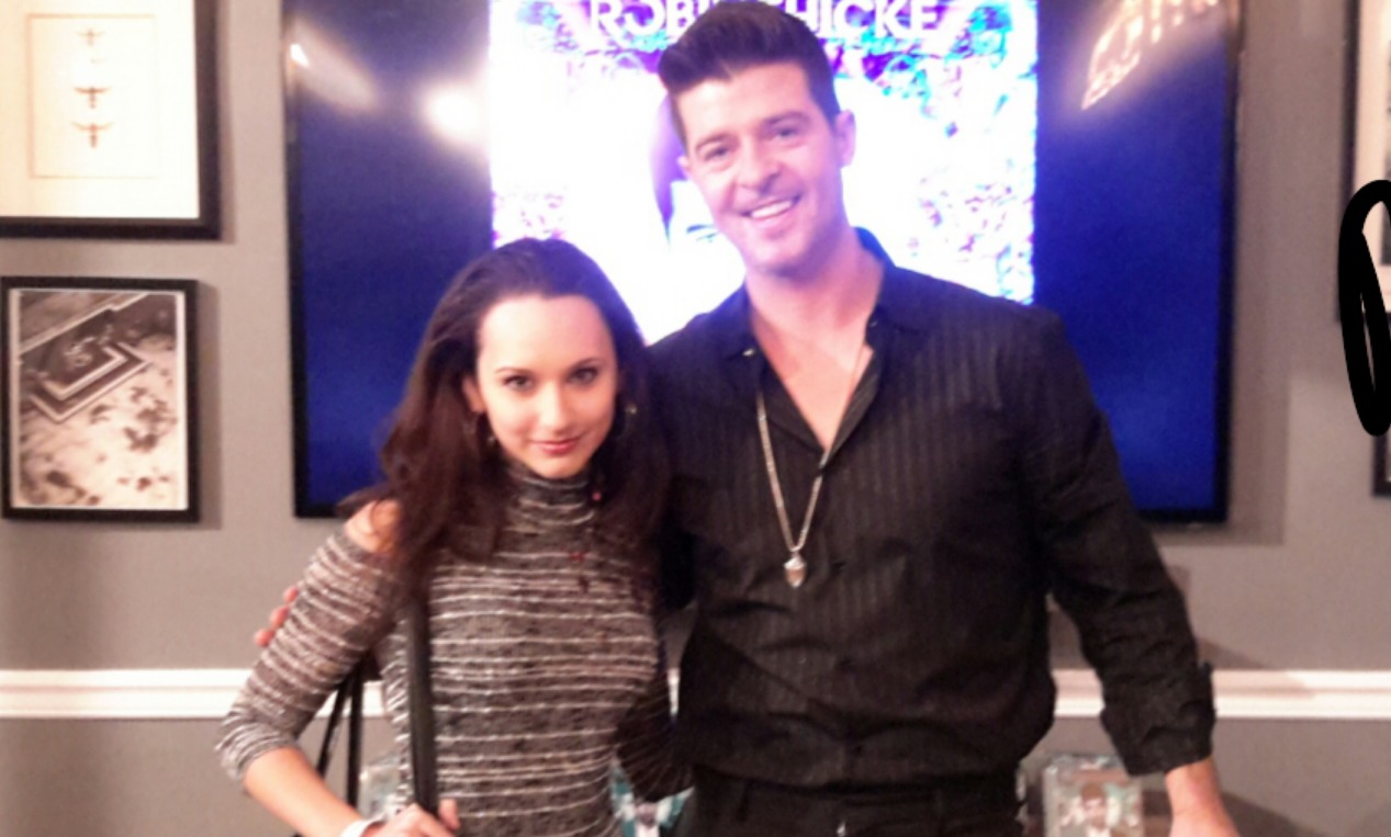 With Robin Thicke