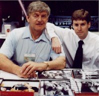 This is a photo of me and David Prowse in San Diego in 1996 at the Icons Authentic Replicas booth. Dave was the real Darth Vader. The only reason George Lucas used James Earl Jones voice is because Dave had a British accent.