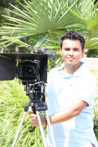 Miguel F. Berg with 35mmHDV Setup