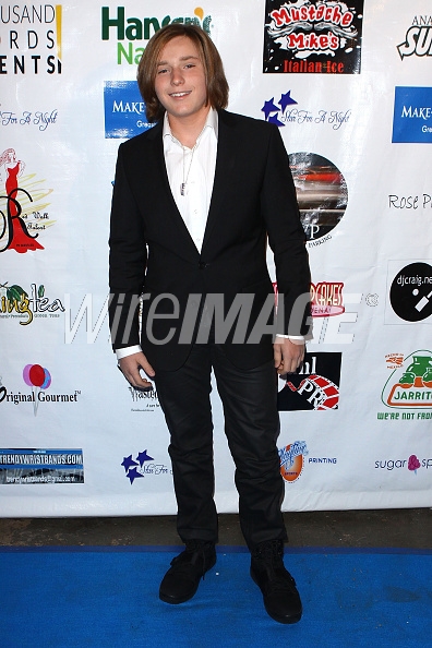 LOS ANGELES, CA - NOVEMBER 08: Actor Presley Aronson attends Make-A-Wish Foundation's Star for a night celebrity benefit at The Vortex on November 8, 2014 in Los Angeles, California.