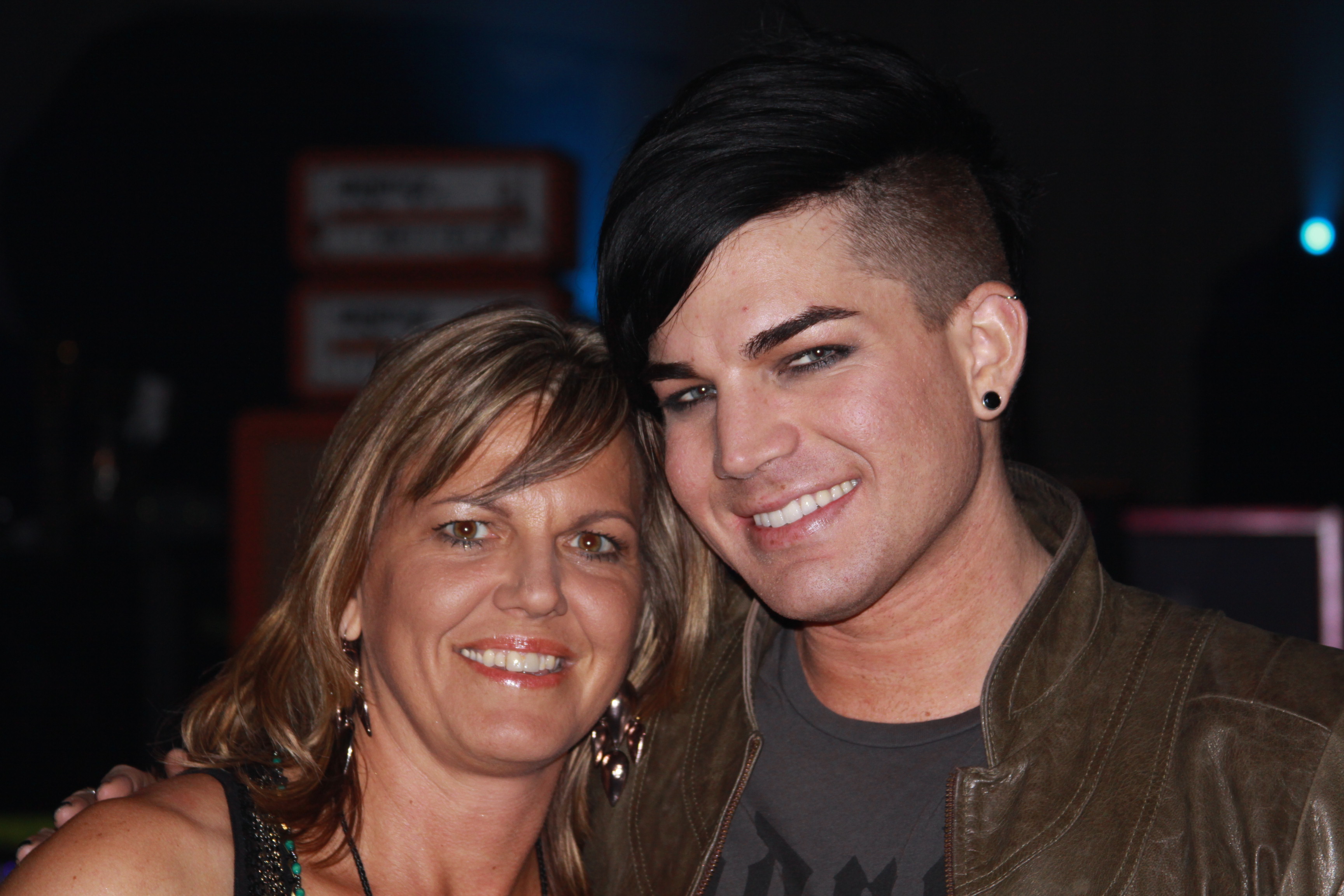 With Adam Lambert in Dallas, TX