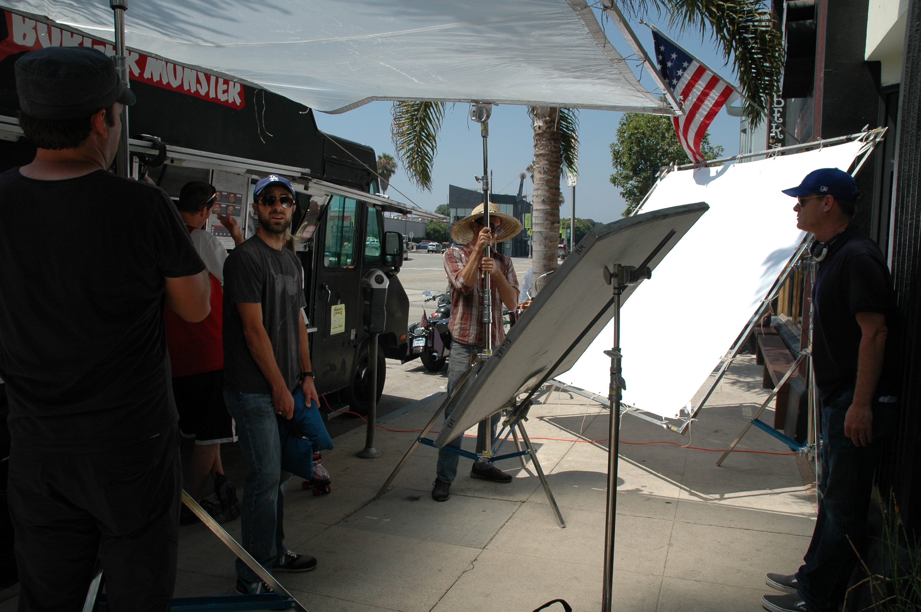 BMAC (on Right) Directs Commercial in Venice, Ca.