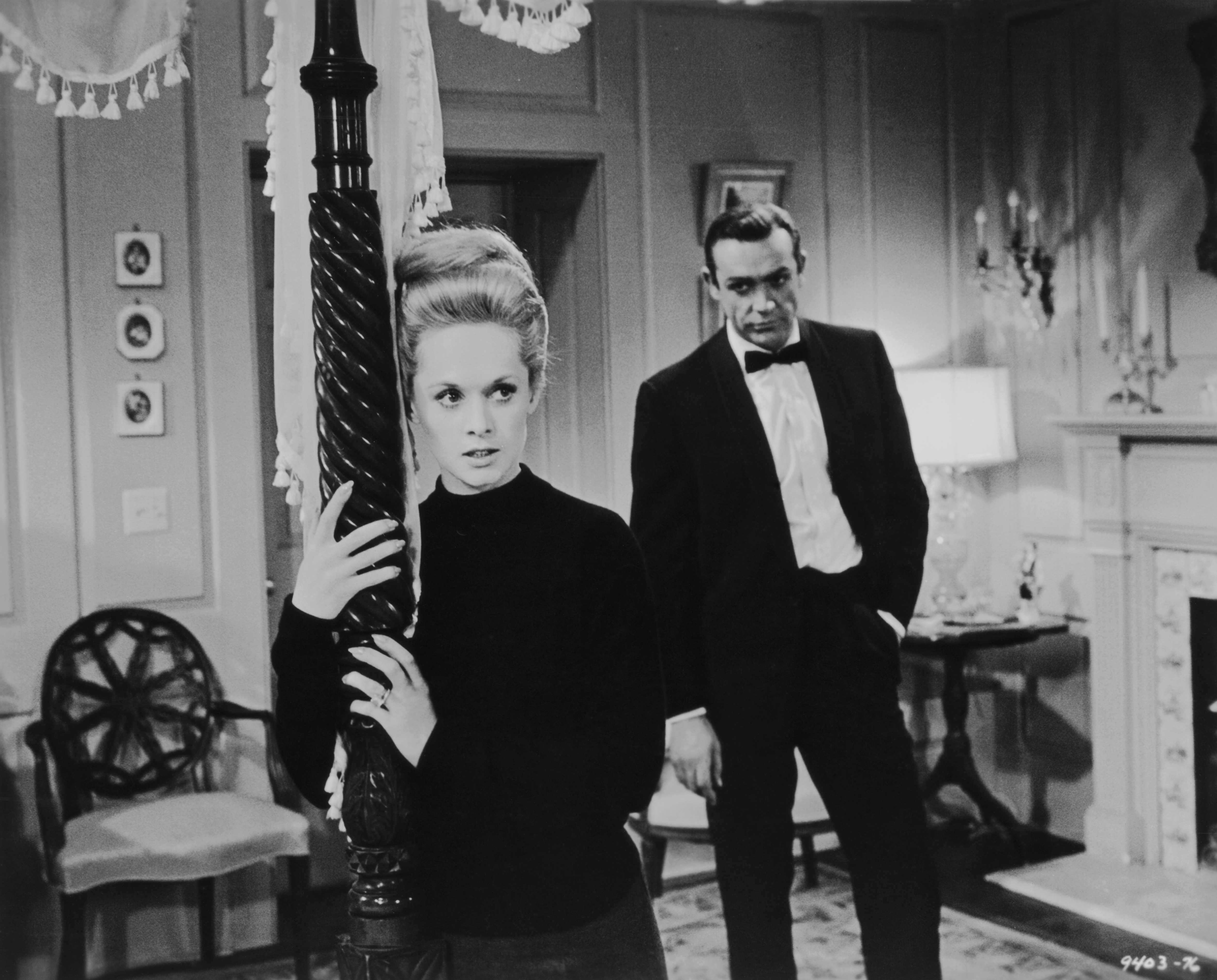 Still of Sean Connery and Tippi Hedren in Marnie (1964)