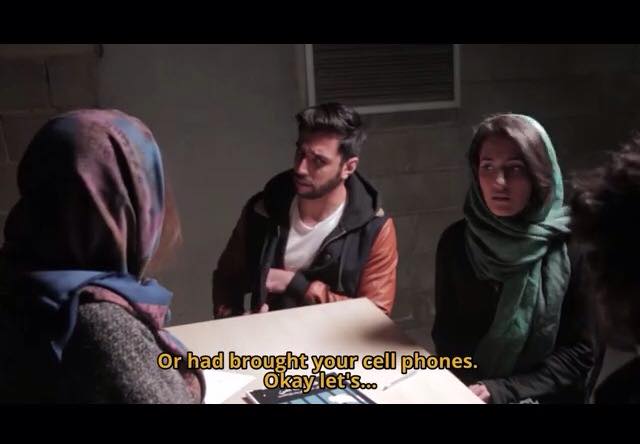 Still from United for Iran's 'Safe Activism' promo video.
