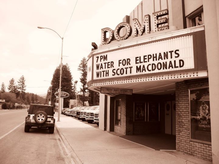 Home town movie theatre- name in lights