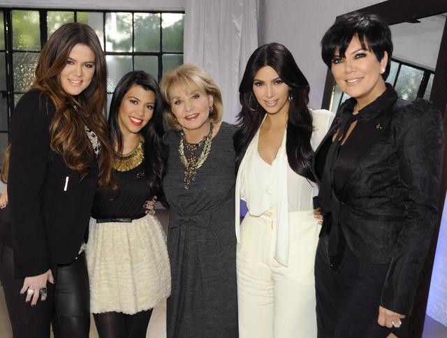 Still of Barbara Walters, Kris Jenner, Kourtney Kardashian, Kim Kardashian West and Khloé Kardashian in The Barbara Walters Special (1976)