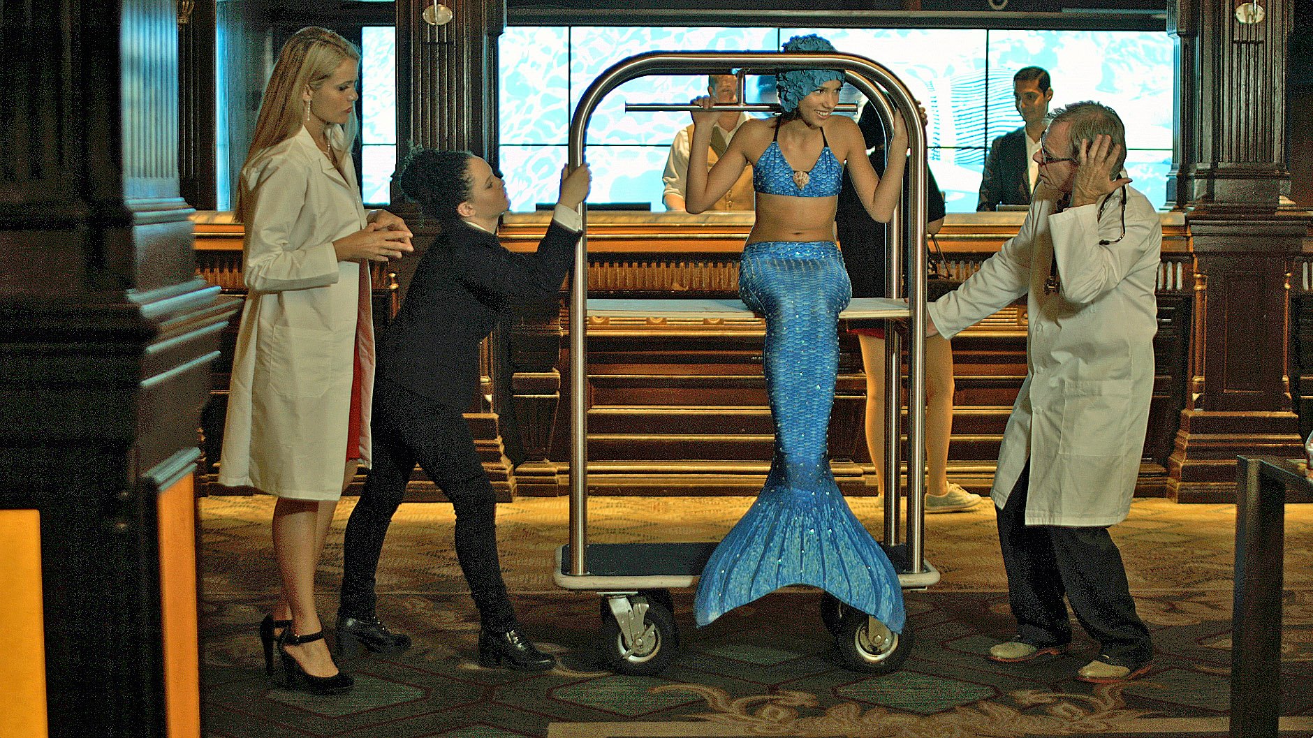 Zoe Hunt as Maddie Portman transformed into a Mermaid. Shot at Hotel Del Coronado. Daydream Hotel Movie.