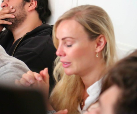 Paris, april 2015, Samantha Liart is shot during a Meisner Technique exercise by Anthony Montes