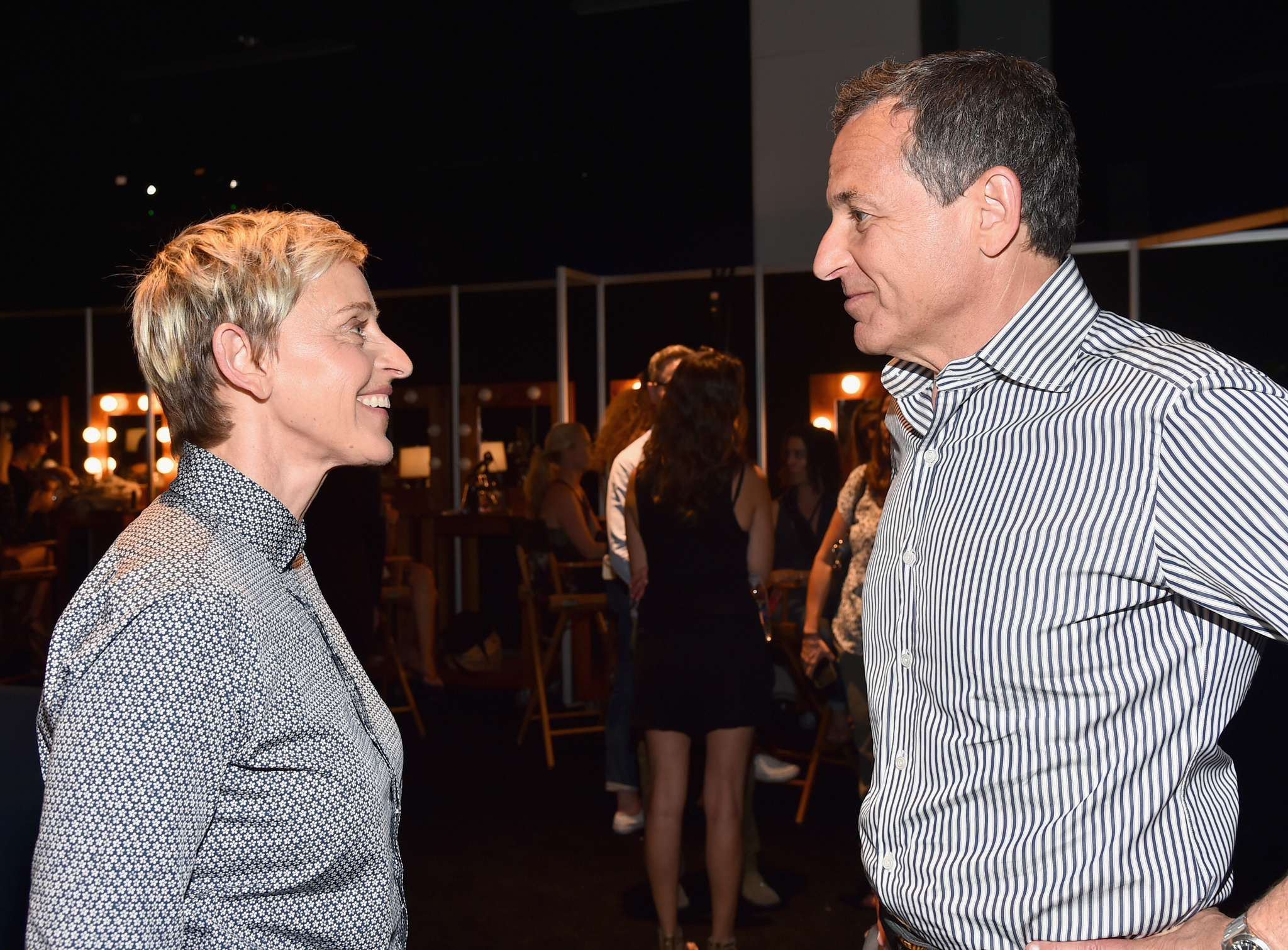 Ellen DeGeneres and Robert Iger at event of Finding Dory (2016)