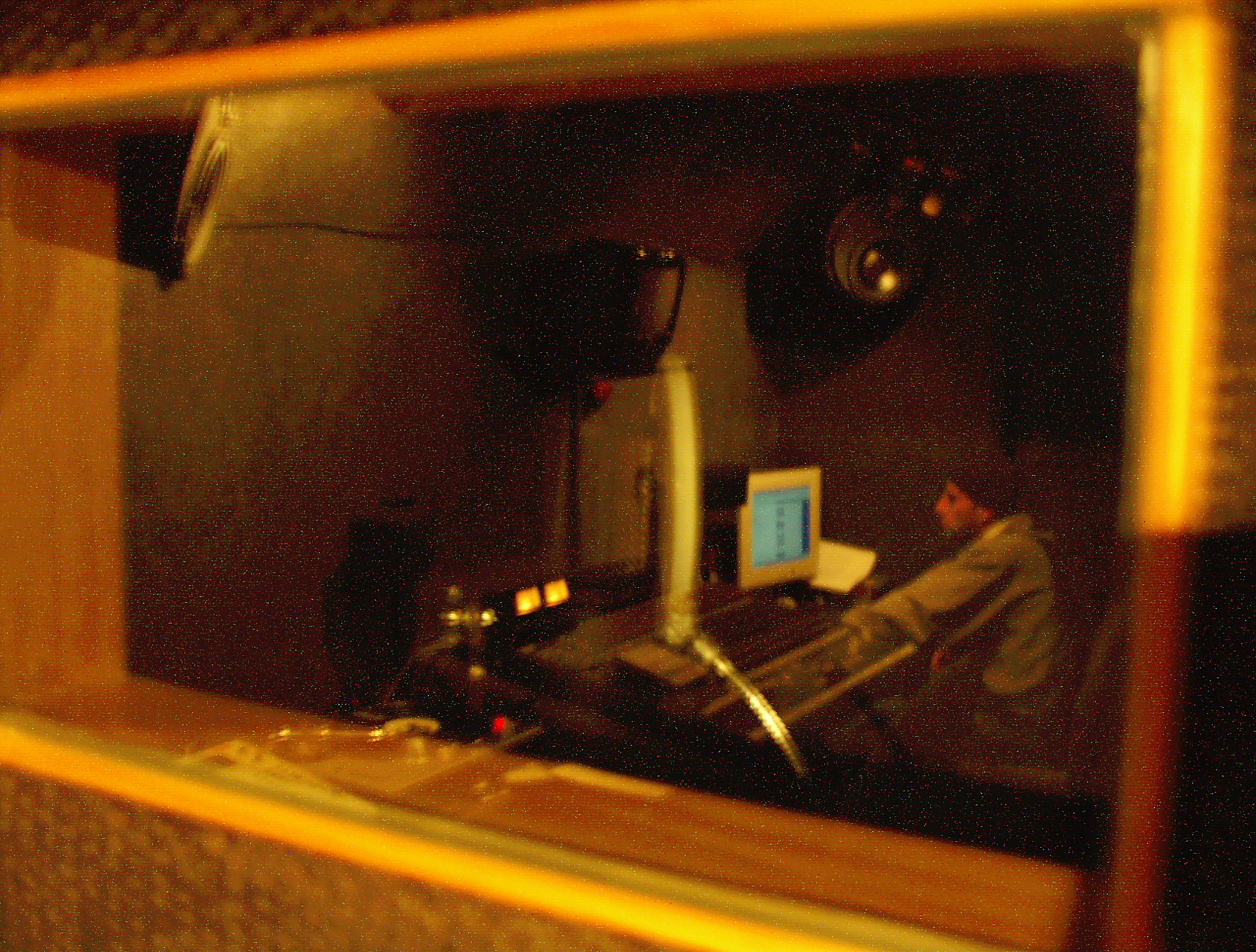 In the studio