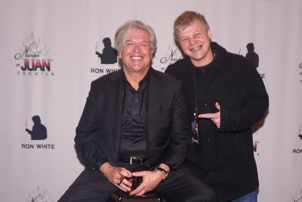 Jake with comedian Ron white