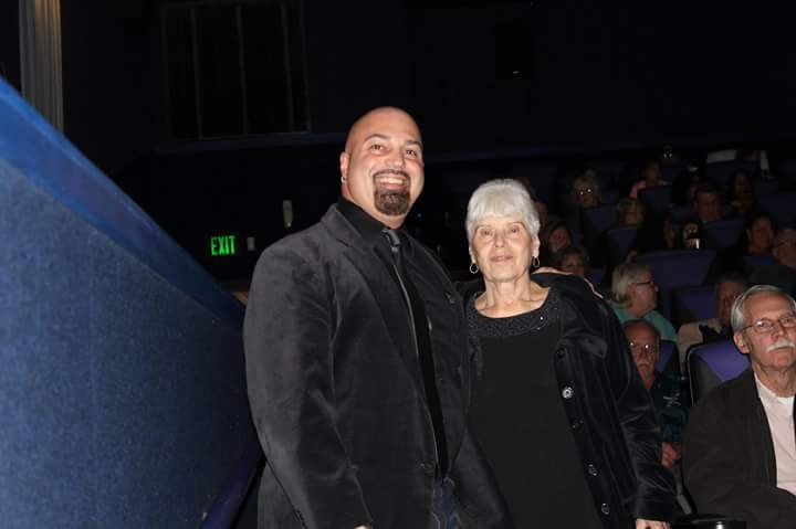 Tony Borea at Mint on Card Premiere with Aunt Rose