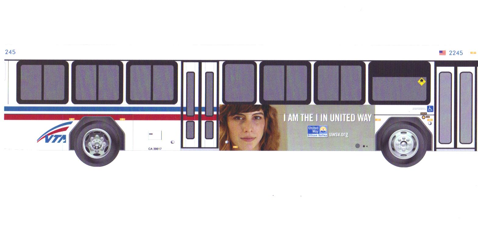 United Way Campaign (Advertised on Buses)