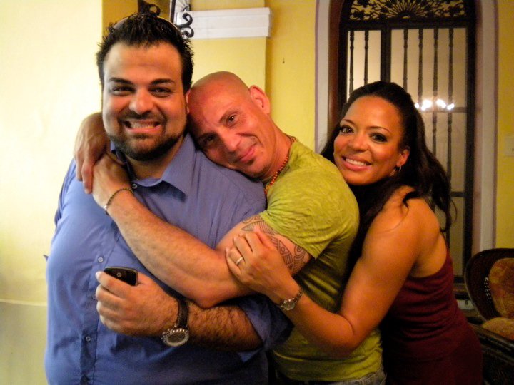 Friends - actor Luis Caballero (Under Suspicion) and Lauren Vélez (Dexter, Ugly Betty, Oz).