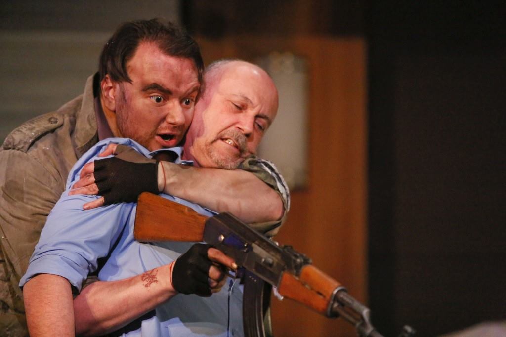 Raresh DiMofte with Michael Kopsa in Blasted by Sarah Kane, directed by Richard Wolfe, 2015 Raresh DiMofte and Michael Kopsa were both nominated for Outstanding Performances