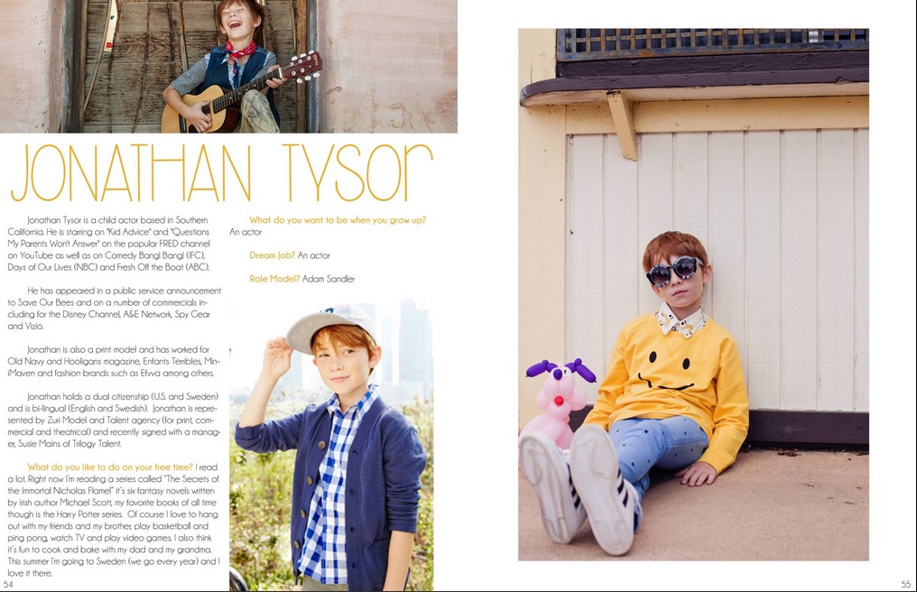 Interview in Big City Kids magazine (issue #11) summer 2015